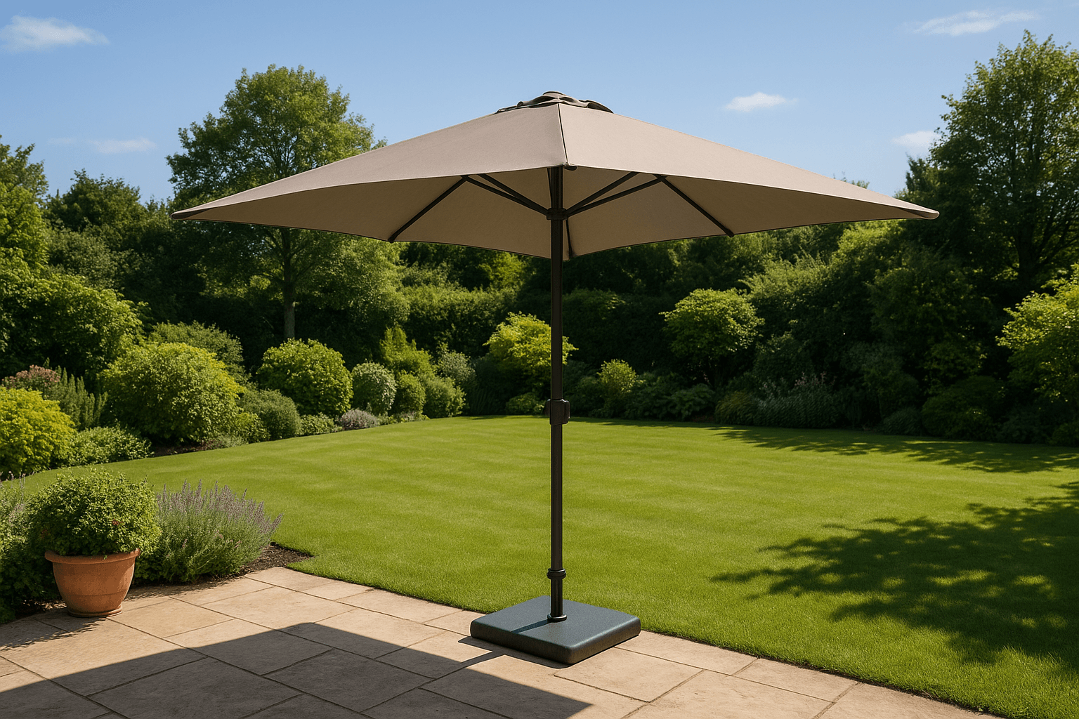 Parasols de jardin robustes