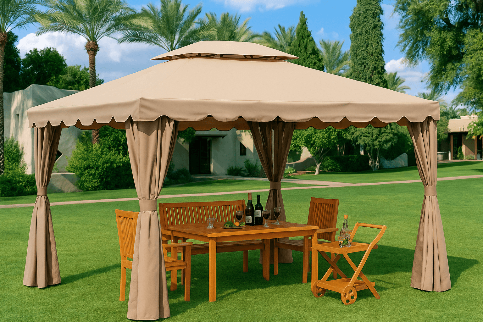 Tonnelles de jardin sur mesure