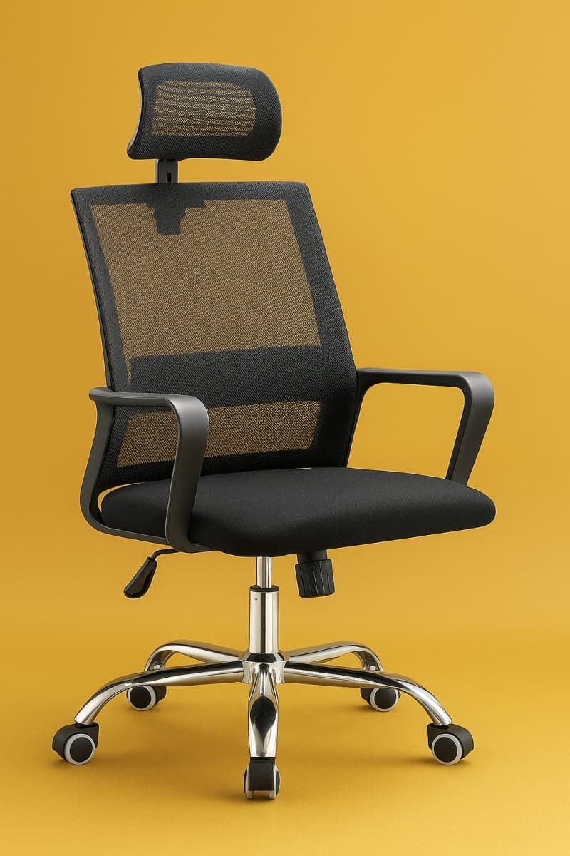 Chaise de bureau Ergonomique - Mobilier artisanal Ebène Madagascar