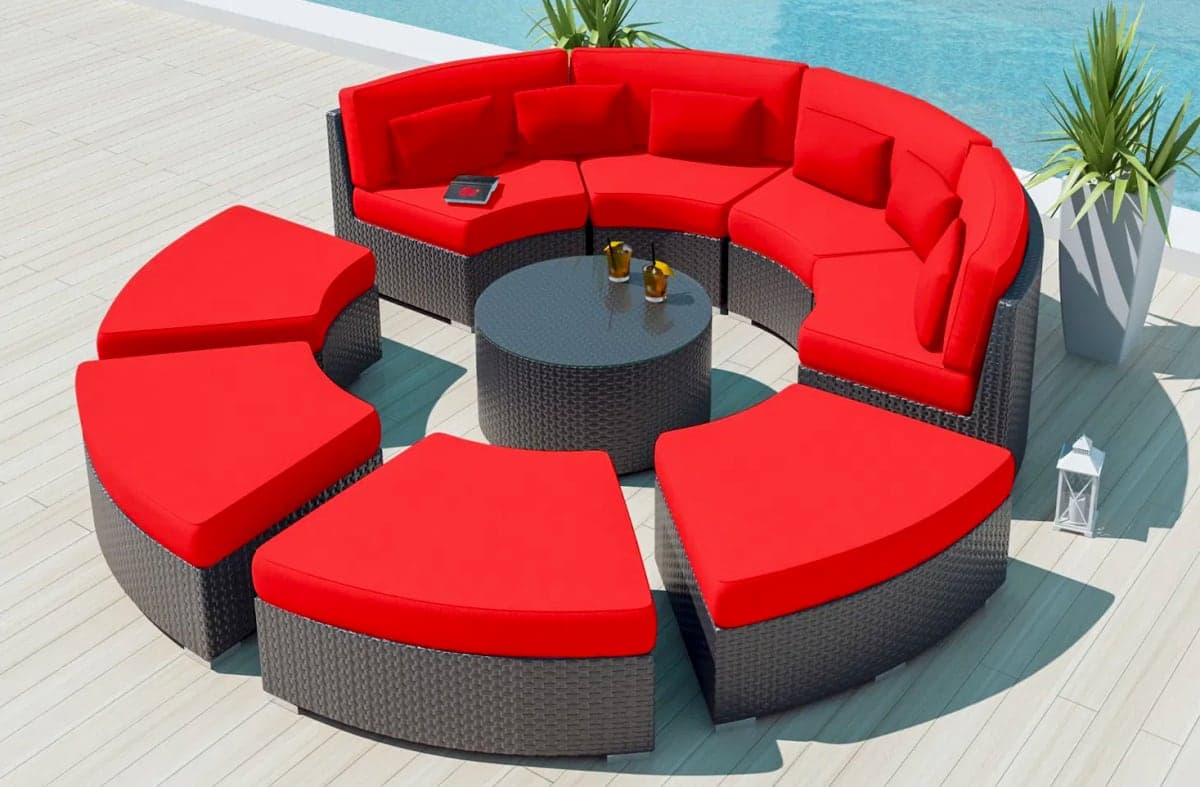 Sofa de jardin - Mobilier artisanal Ebène Madagascar