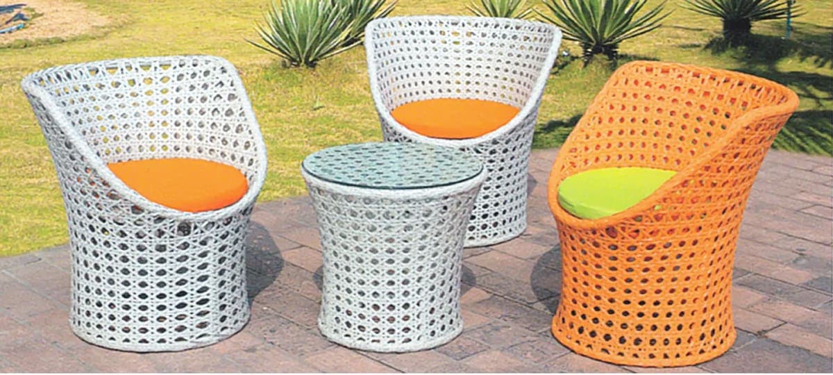 Salon de jardin - Mobilier artisanal Ebène Madagascar