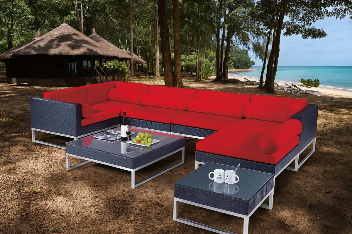 Salon de jardin - Mobilier artisanal Ebène Madagascar