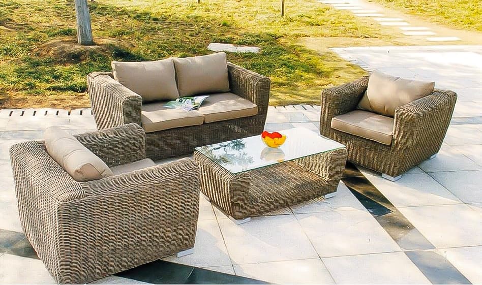 Salon de jardin - Mobilier artisanal Ebène Madagascar