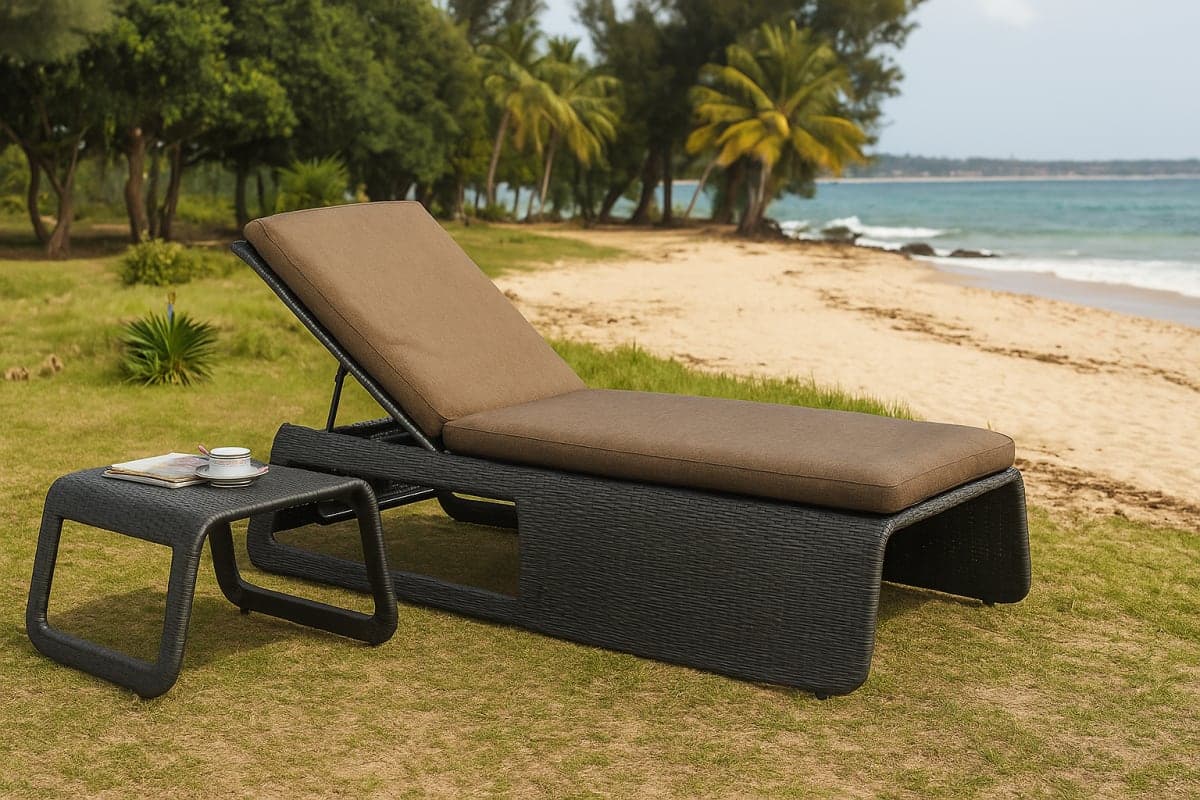 Lit de Jardin – Transate - Mobilier artisanal Ebène Madagascar