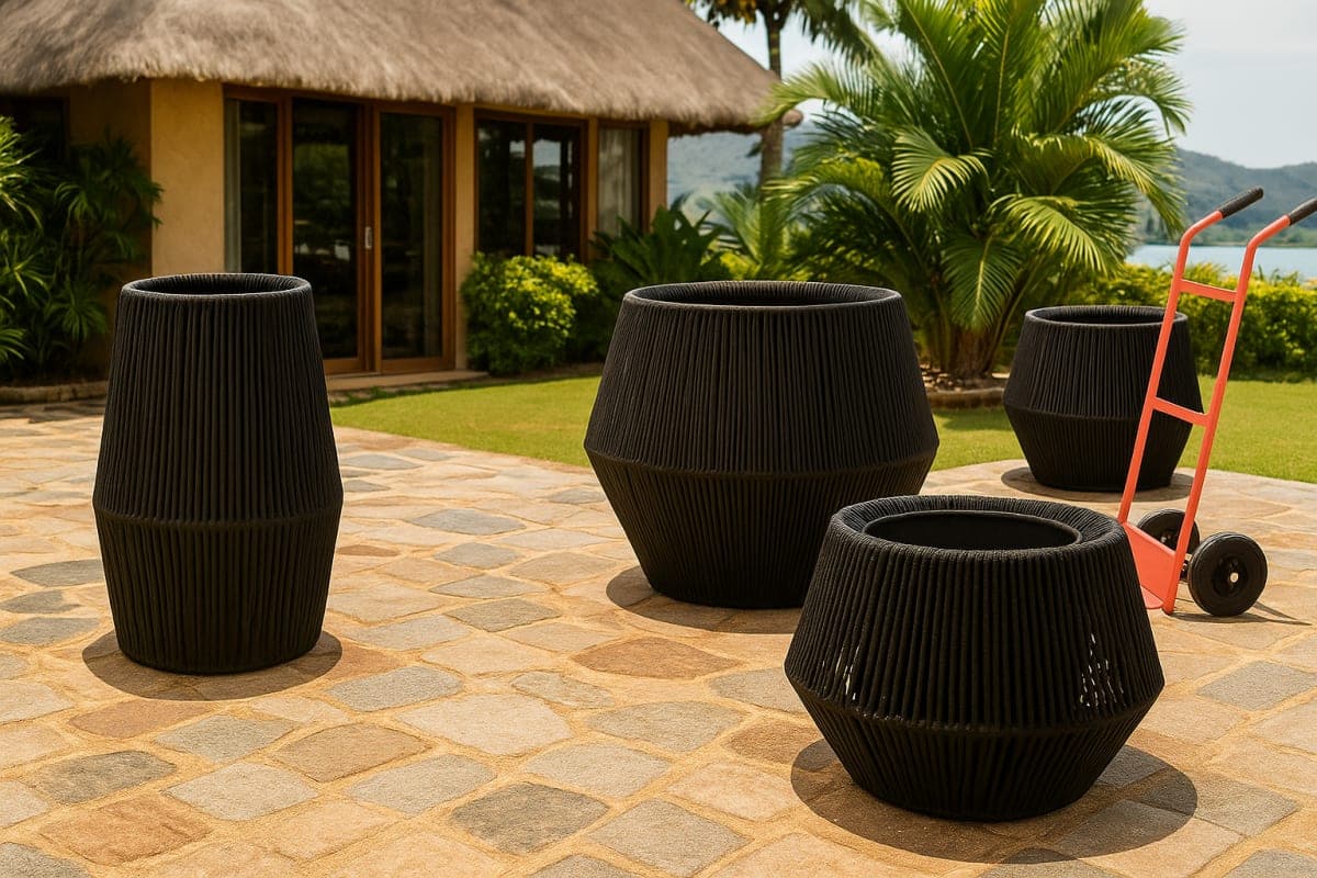 Bac à plantes - Mobilier artisanal Ebène Madagascar