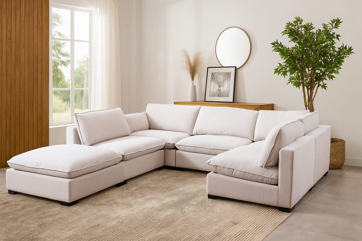 Canapé Modulaire - Mobilier artisanal Ebène Madagascar