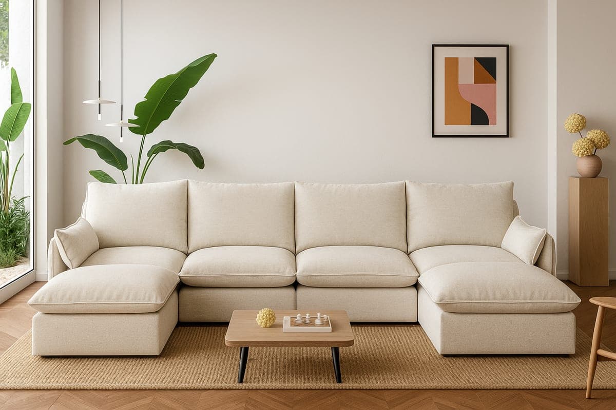 Canapé Modulaire - Mobilier artisanal Ebène Madagascar