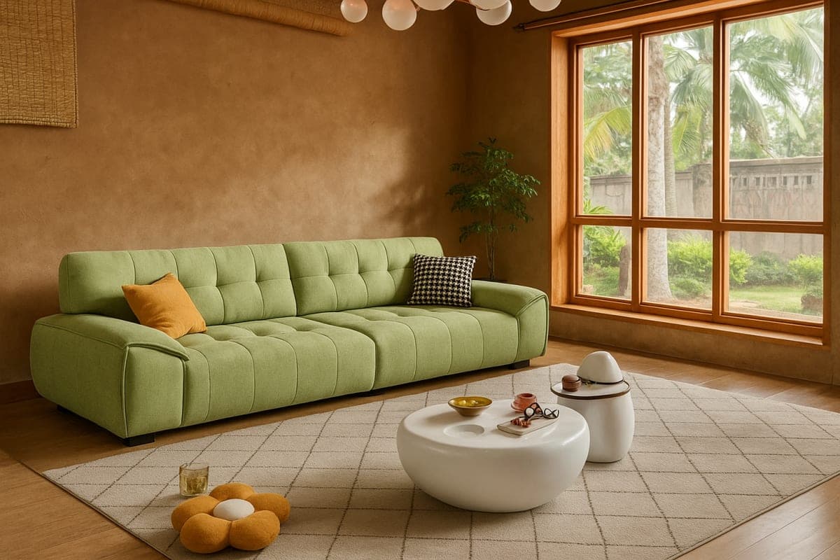 Canapé Modulaire - Mobilier artisanal Ebène Madagascar