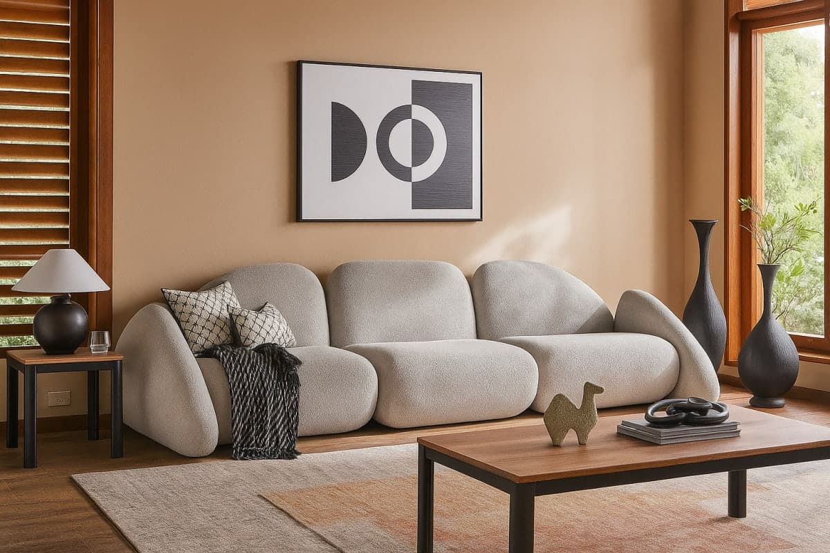 Canapé Modulable - Mobilier artisanal Ebène Madagascar