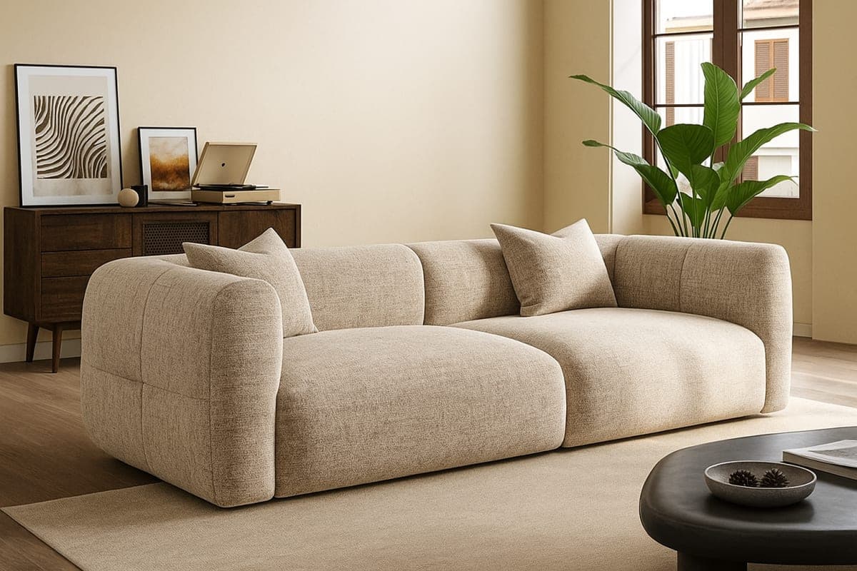 Canapé Modulable – Design Contemporain - Mobilier artisanal Ebène Madagascar