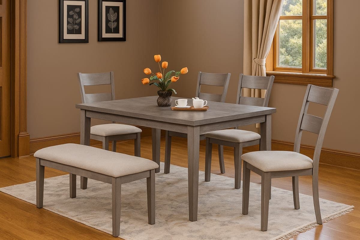 Ensemble de Salle à Manger Contemporain - Mobilier artisanal Ebène Madagascar