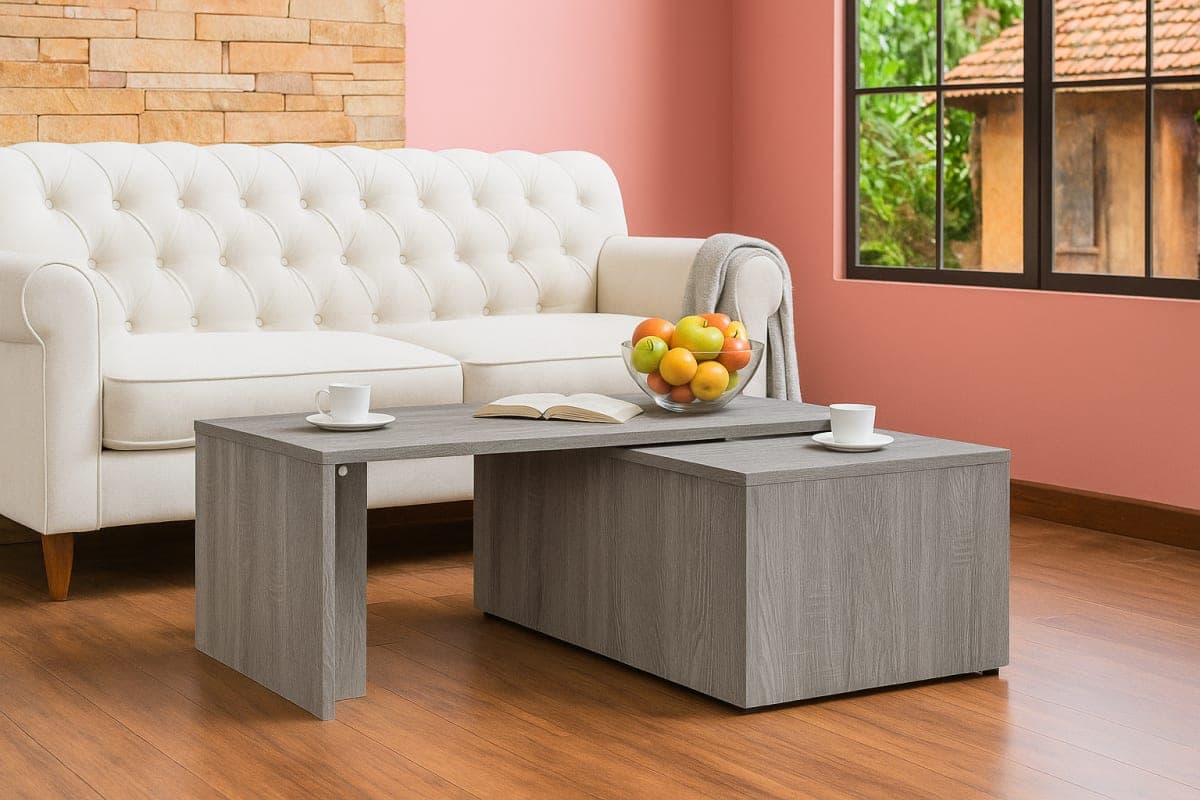 Table Basse Modulable - Mobilier artisanal Ebène Madagascar