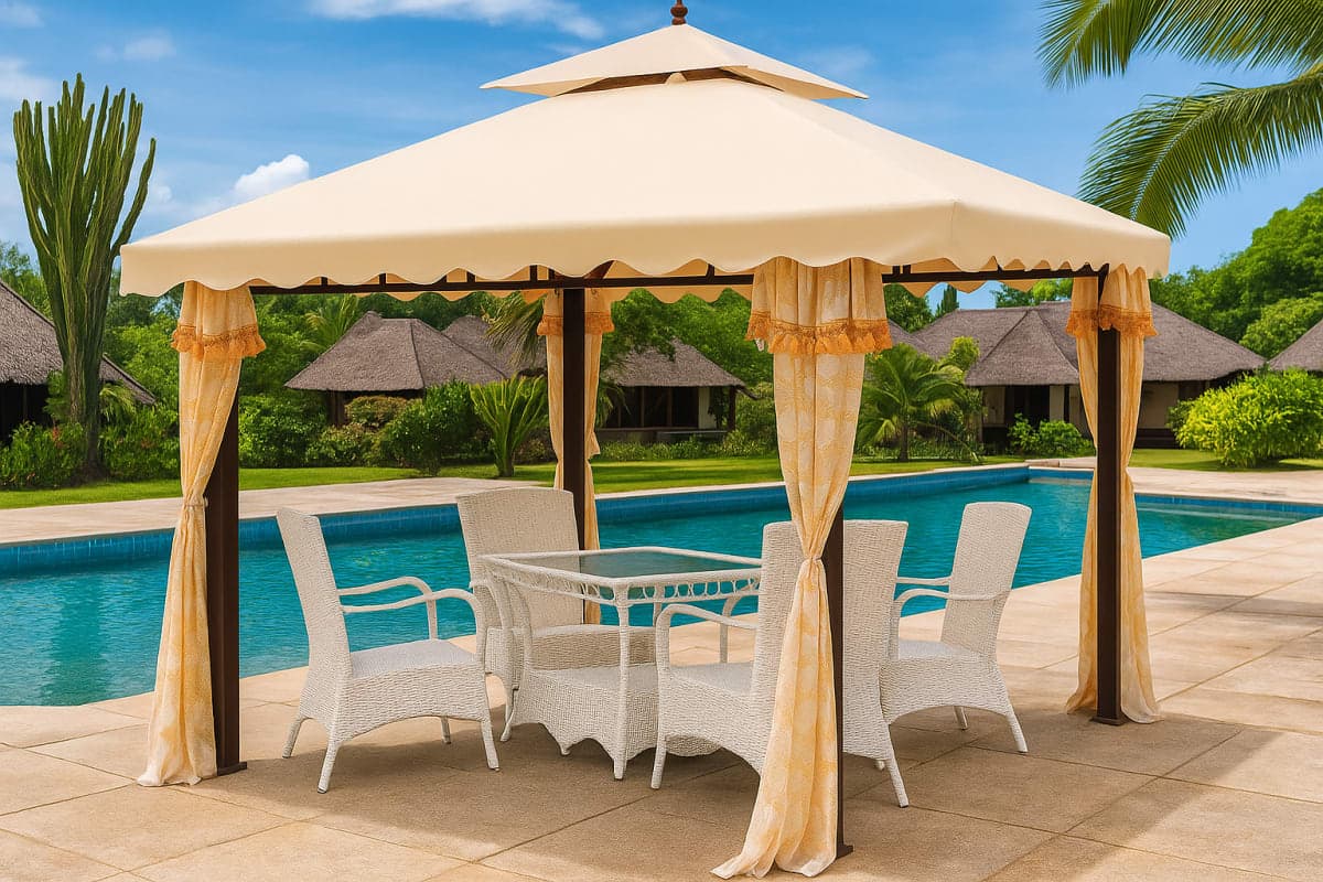 Chapiteau Premium A-1016 - Mobilier artisanal Ebène Madagascar