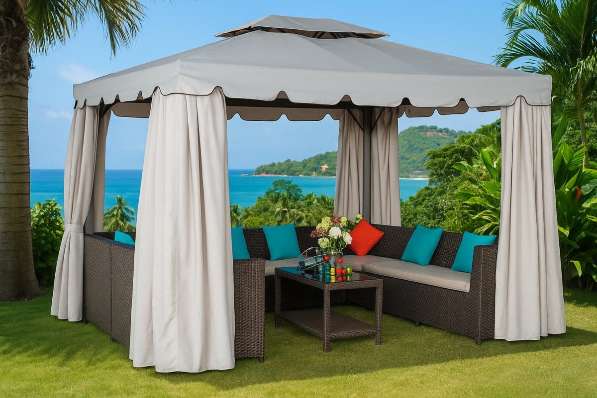 Chapiteau A-1018 - Mobilier artisanal Ebène Madagascar