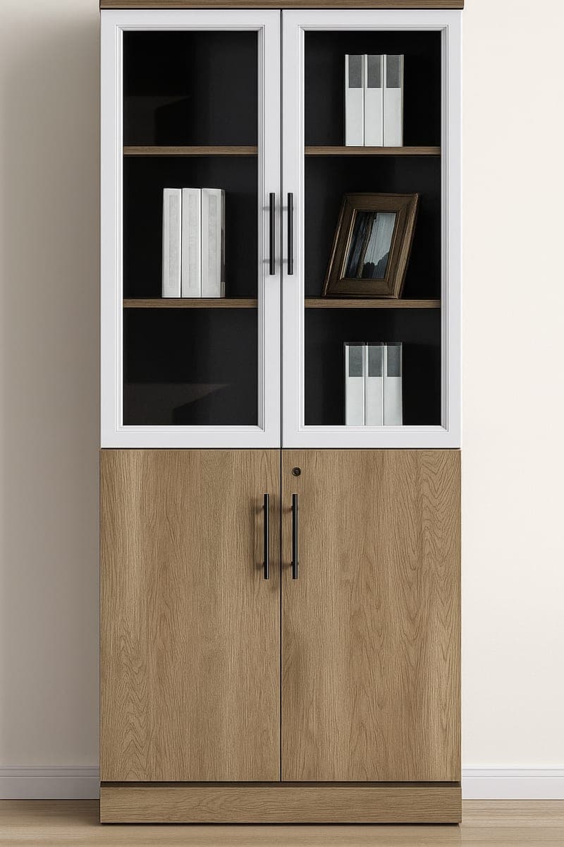 Armoire de Bureau Executive - Mobilier artisanal Ebène Madagascar