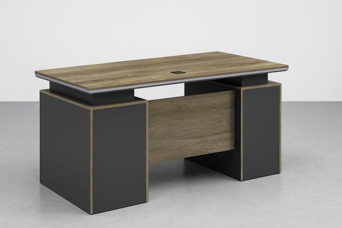 Bureau de Secrétaire Exécutif - Mobilier artisanal Ebène Madagascar