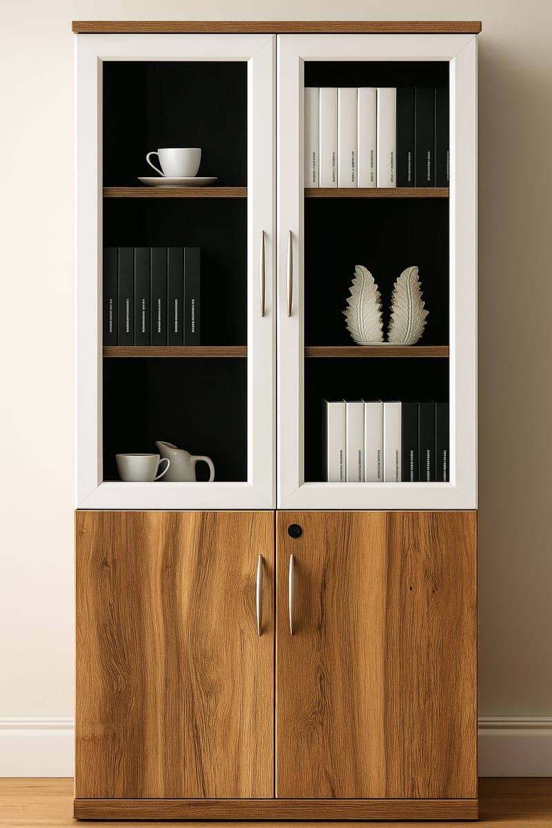 Armoire de Bureau Executive - Mobilier artisanal Ebène Madagascar