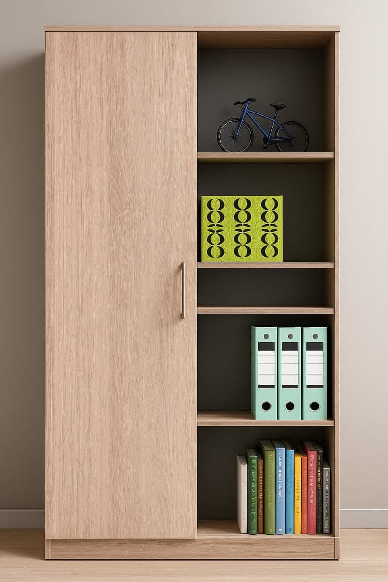 Bibliothèque Minimaliste - Mobilier artisanal Ebène Madagascar