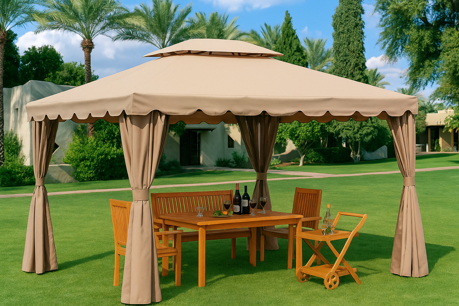 Tonnelles de jardin sur mesure
